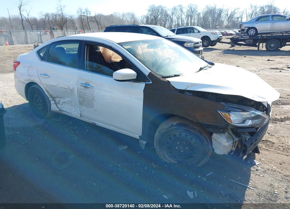 2017 NISSAN SENTRA SV VIN: 3N1AB7AP4HY311101