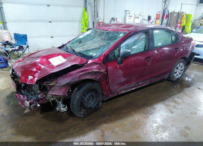 2016 SUBARU IMPREZA 2.0I VIN: JF1GJAA6XGH015658