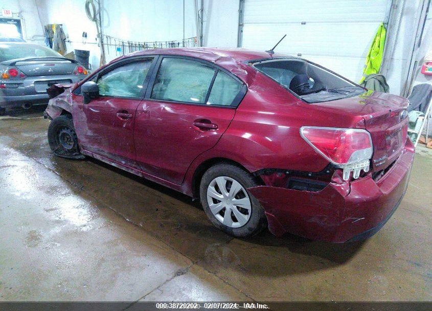 2016 SUBARU IMPREZA 2.0I VIN: JF1GJAA6XGH015658