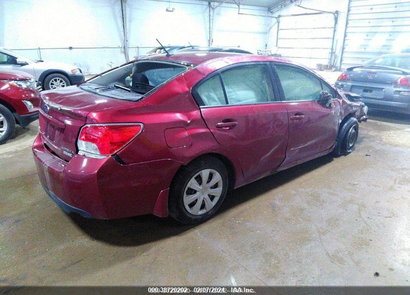 2016 SUBARU IMPREZA 2.0I VIN: JF1GJAA6XGH015658