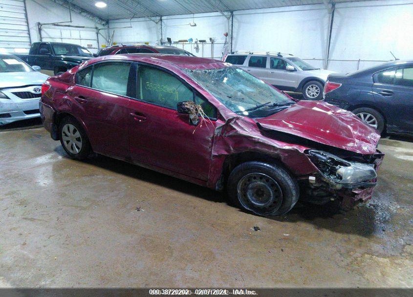 2016 SUBARU IMPREZA 2.0I VIN: JF1GJAA6XGH015658