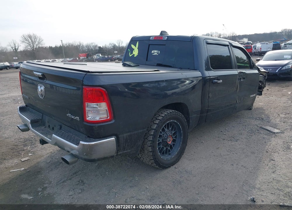 2019 RAM 1500 BIG HORN/LONE STAR 4X4 5'7 BOX VIN: 1C6SRFFTXKN896632