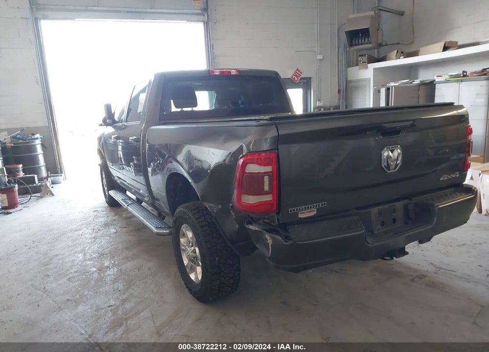 2019 RAM 2500 BIG HORN 4X4 6'4 BOX VIN: 3C6UR5DJ8KG595080