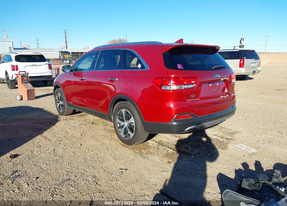 2017 KIA SORENTO 3.3L EX VIN: 5XYPHDA56HG308594