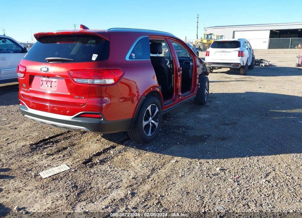 2017 KIA SORENTO 3.3L EX VIN: 5XYPHDA56HG308594