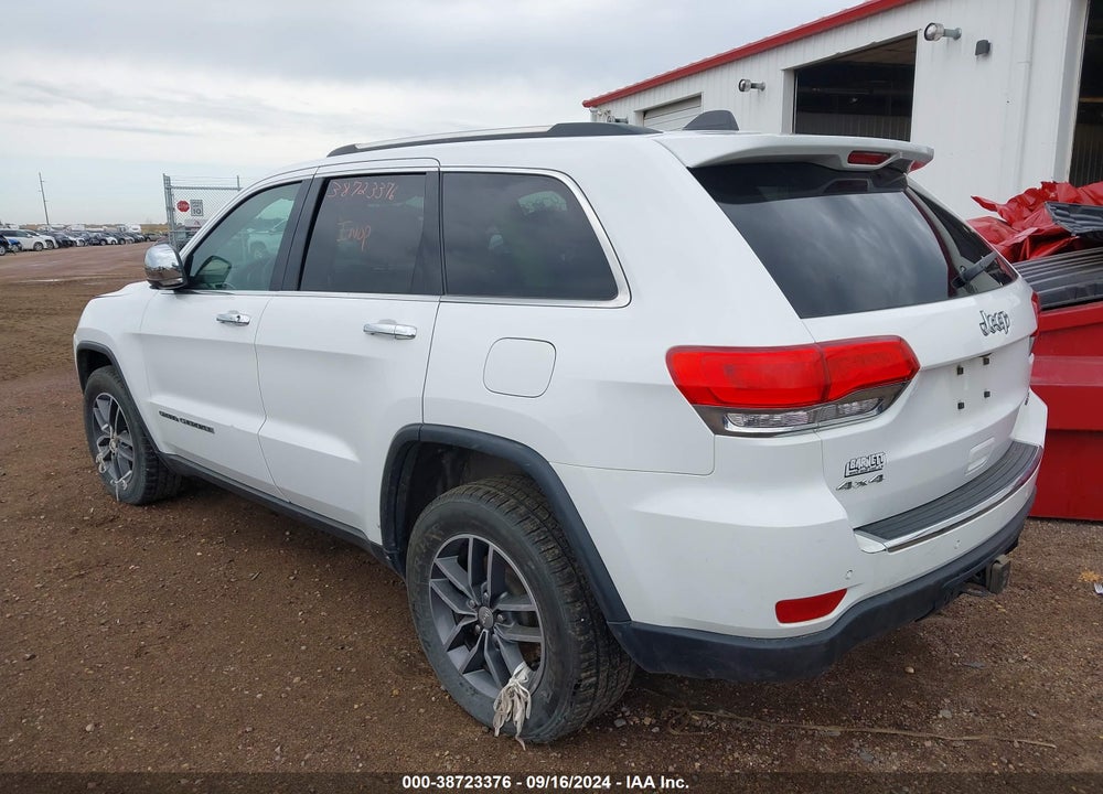 2017 CHEROKEE JEEP GRAND  LIMITED 4X4 VIN: 1C4RJFBG2HC728950