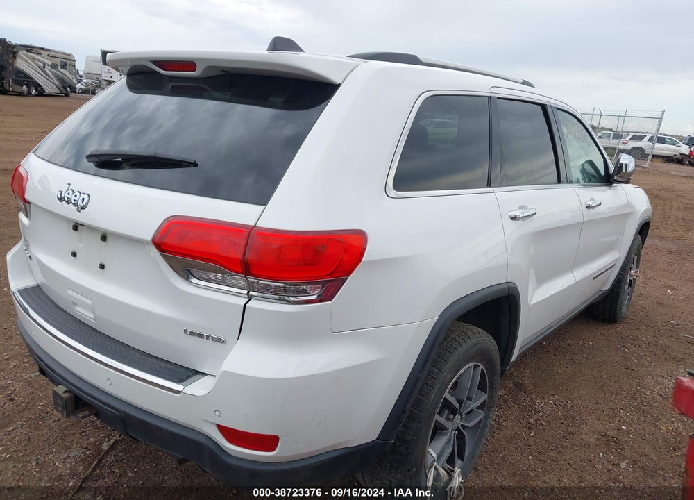 2017 CHEROKEE JEEP GRAND  LIMITED 4X4 VIN: 1C4RJFBG2HC728950