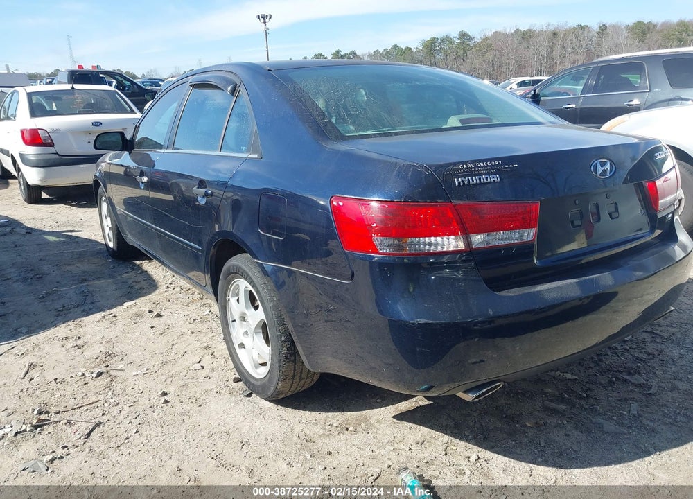 2006 HYUNDAI SONATA GLS V6/LX V6 VIN: 5NPEU46F66H030516