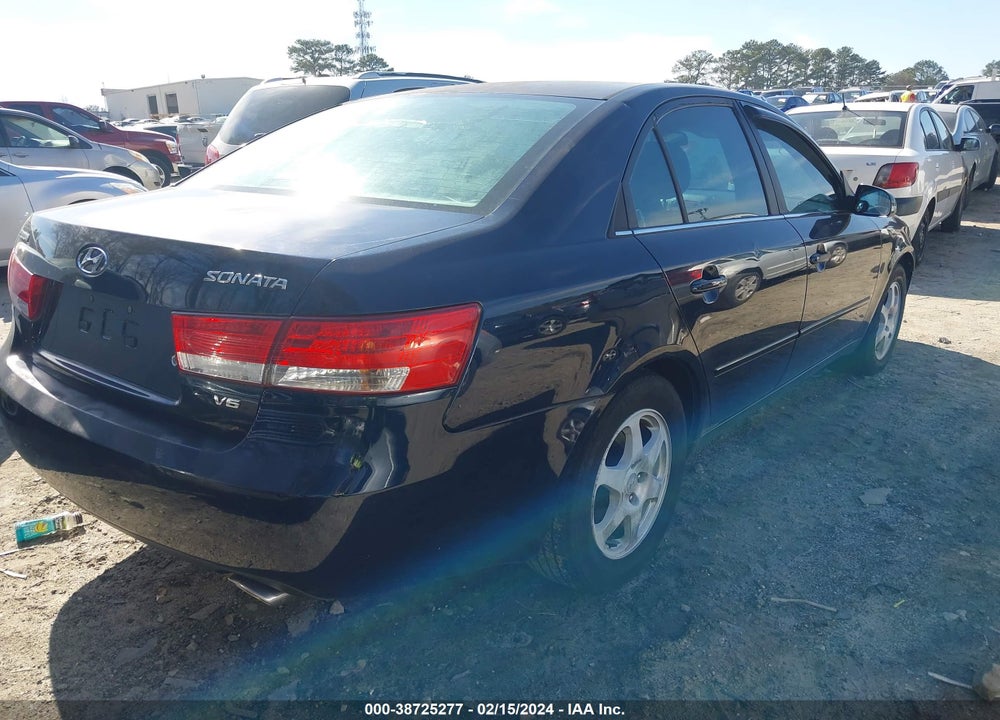 2006 HYUNDAI SONATA GLS V6/LX V6 VIN: 5NPEU46F66H030516