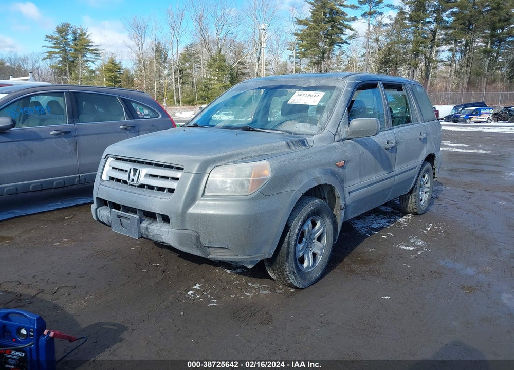 2007 HONDA PILOT VIN: 2HKYF18137H500624