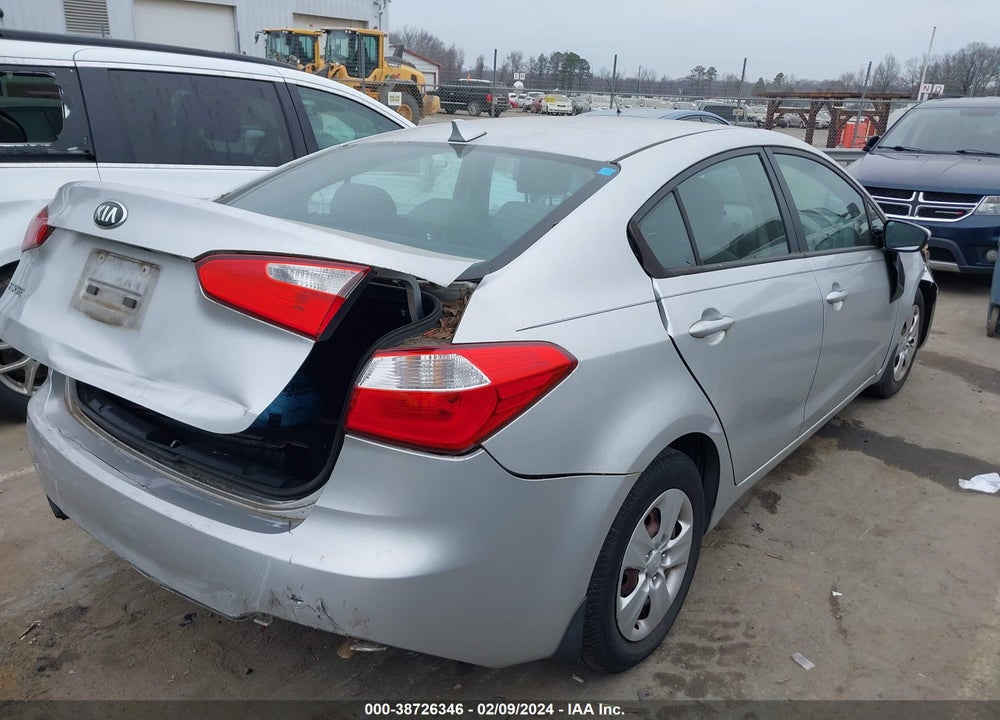 2016 KIA FORTE LX VIN: KNAFK4A69G5539757