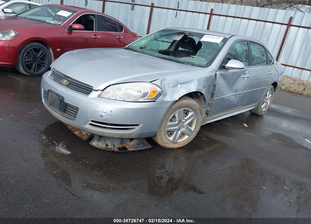 2009 CHEVROLET IMPALA LS VIN: 2G1WB57K791197266