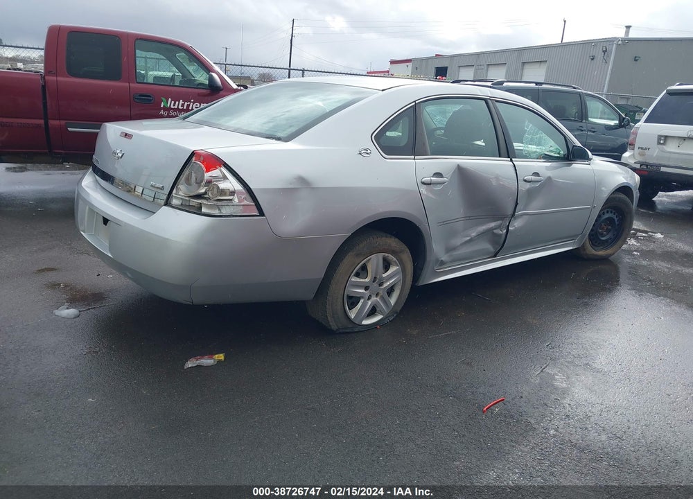 2009 CHEVROLET IMPALA LS VIN: 2G1WB57K791197266