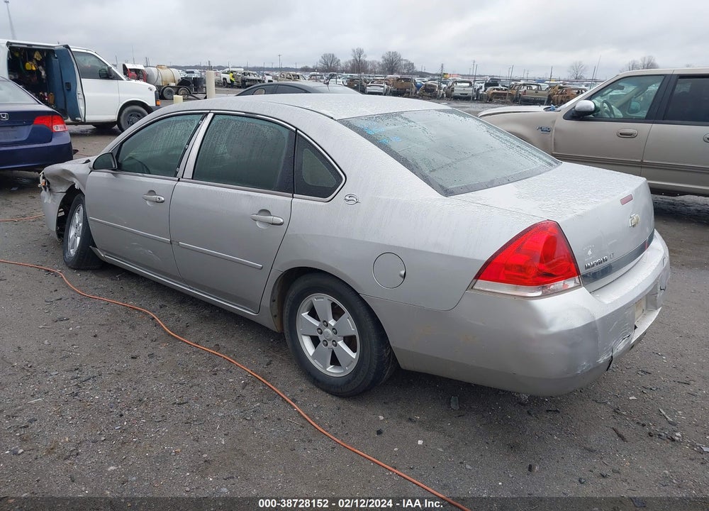 2007 CHEVROLET IMPALA LT VIN: 2G1WT58N879296358