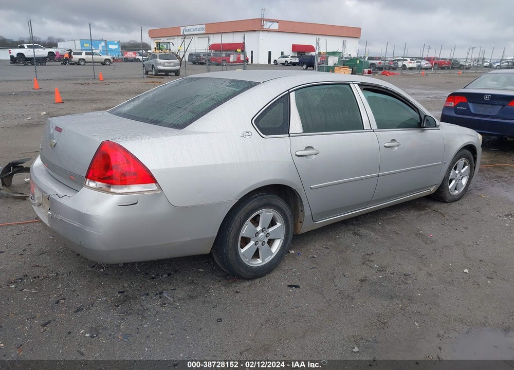 2007 CHEVROLET IMPALA LT VIN: 2G1WT58N879296358