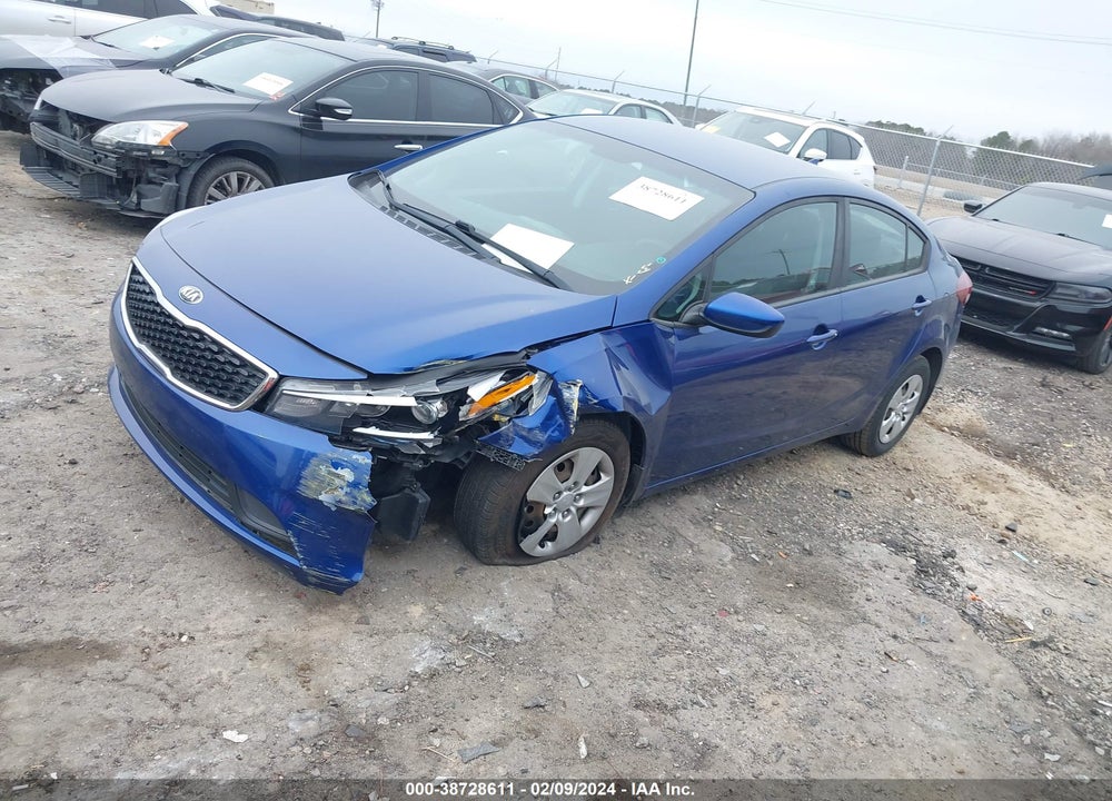 2017 KIA FORTE LX VIN: 3KPFK4A76HE157431