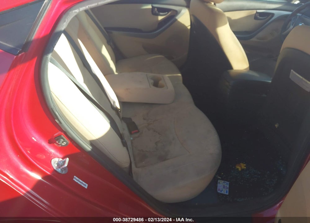2013 HYUNDAI ELANTRA GLS VIN: KMHDH4AE4DU967927