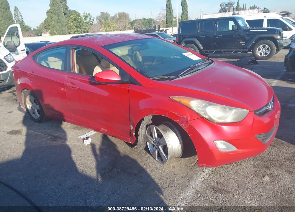 2013 HYUNDAI ELANTRA GLS VIN: KMHDH4AE4DU967927