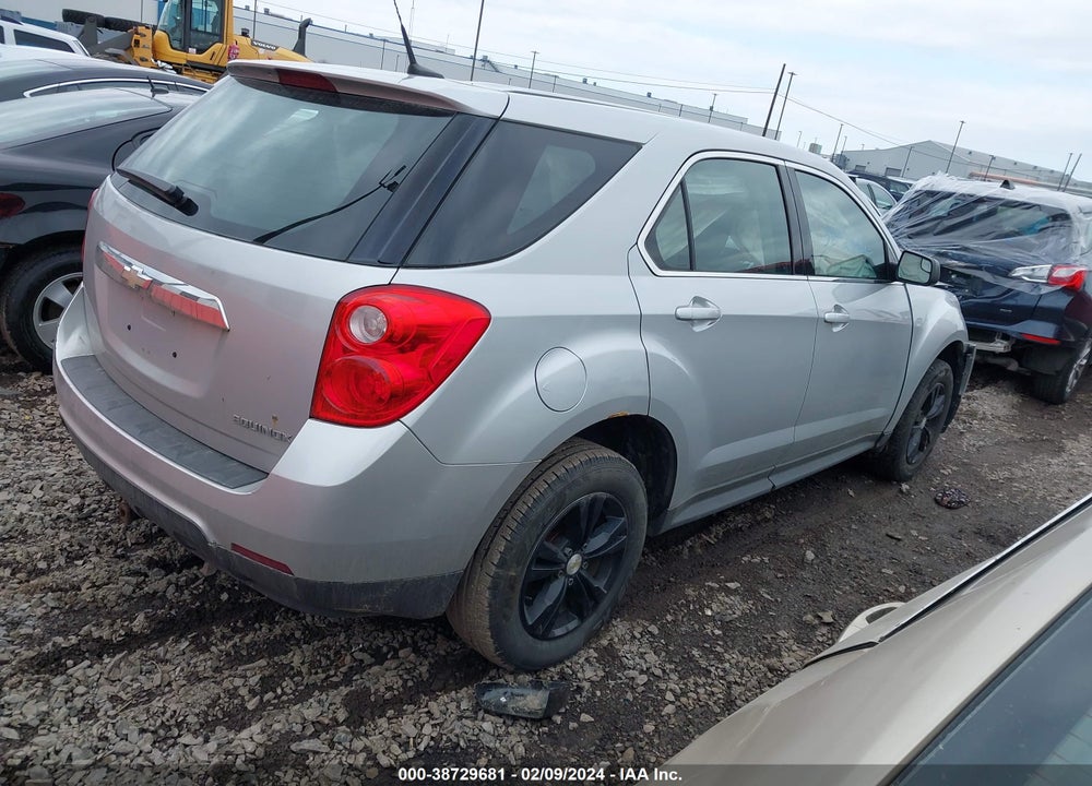 2012 CHEVROLET EQUINOX LS VIN: 2GNALBEKXC6363460