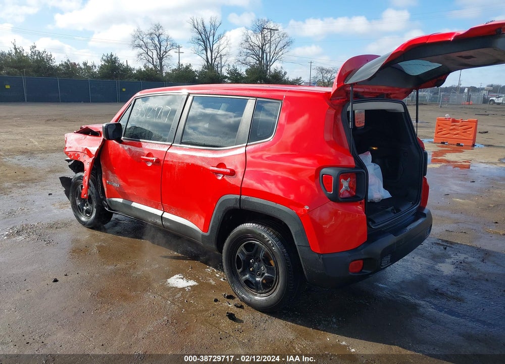 2017 JEEP RENEGADE SPORT 4X4 VIN: ZACCJBAB6HPG12103