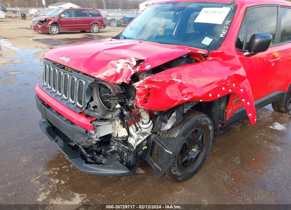 2017 JEEP RENEGADE SPORT 4X4 VIN: ZACCJBAB6HPG12103