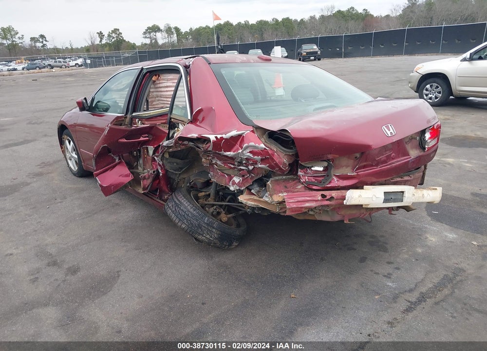 2005 HONDA ACCORD 2.4 EX VIN: 1HGCM568X5A002658