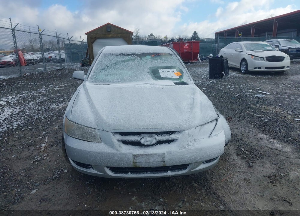 2008 HYUNDAI SONATA GLS VIN: 5NPET46C48H402706