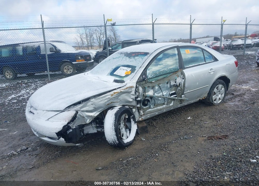 2008 HYUNDAI SONATA GLS VIN: 5NPET46C48H402706