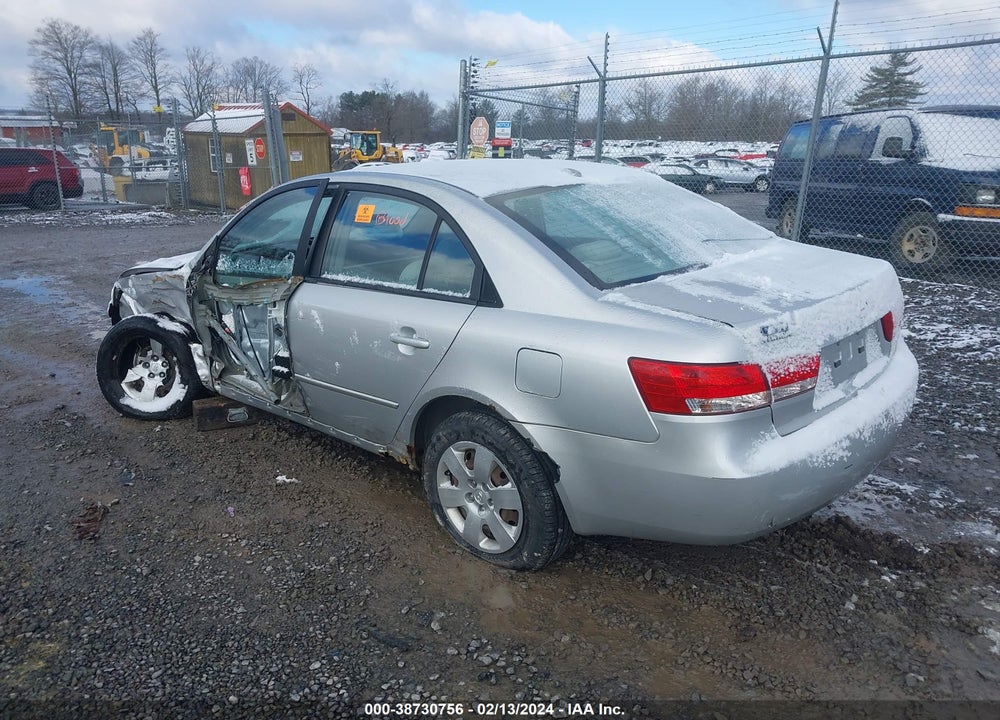 2008 HYUNDAI SONATA GLS VIN: 5NPET46C48H402706