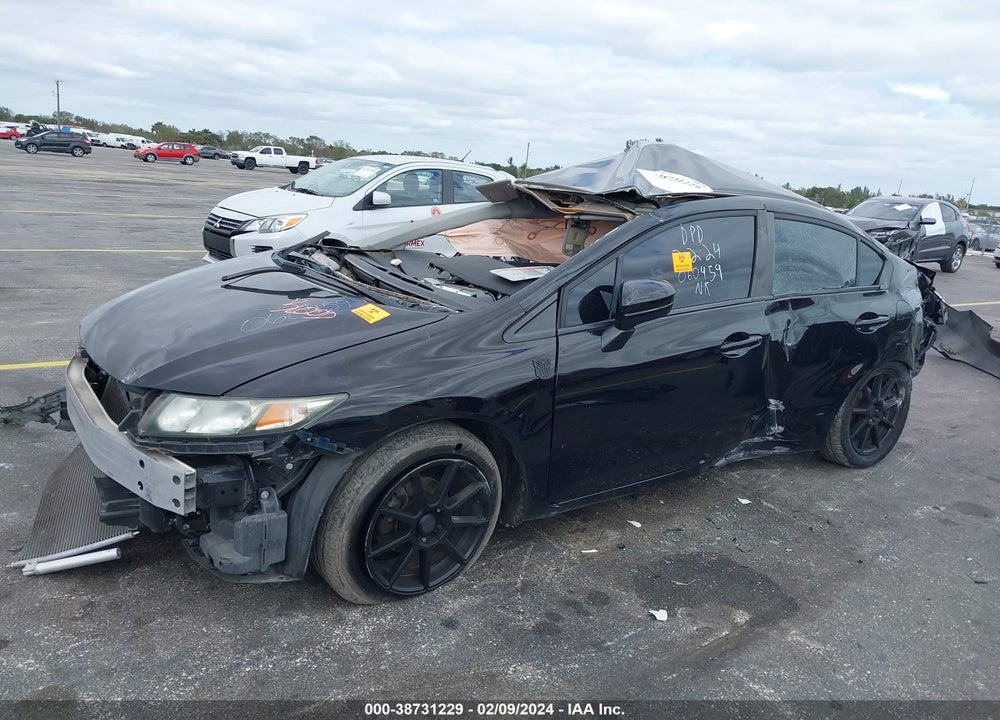 2015 HONDA CIVIC LX VIN: 19XFB2E50FE060459