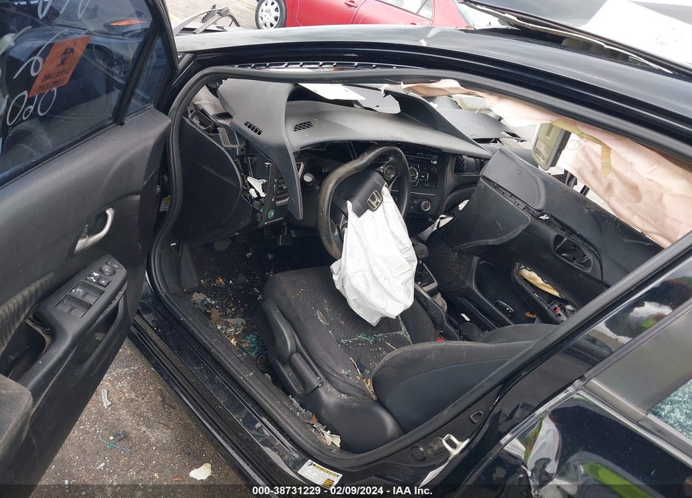 2015 HONDA CIVIC LX VIN: 19XFB2E50FE060459