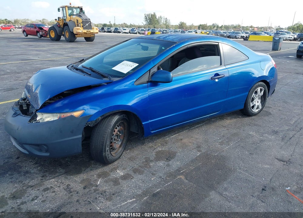 2008 HONDA CIVIC LX VIN: 2HGFG12648H580178
