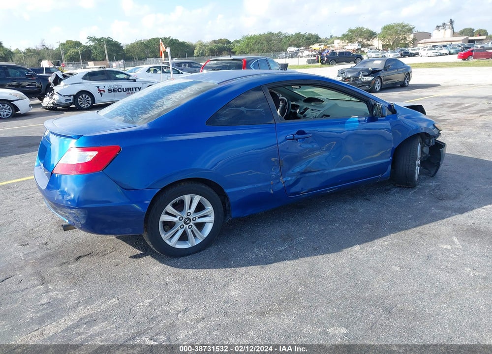 2008 HONDA CIVIC LX VIN: 2HGFG12648H580178