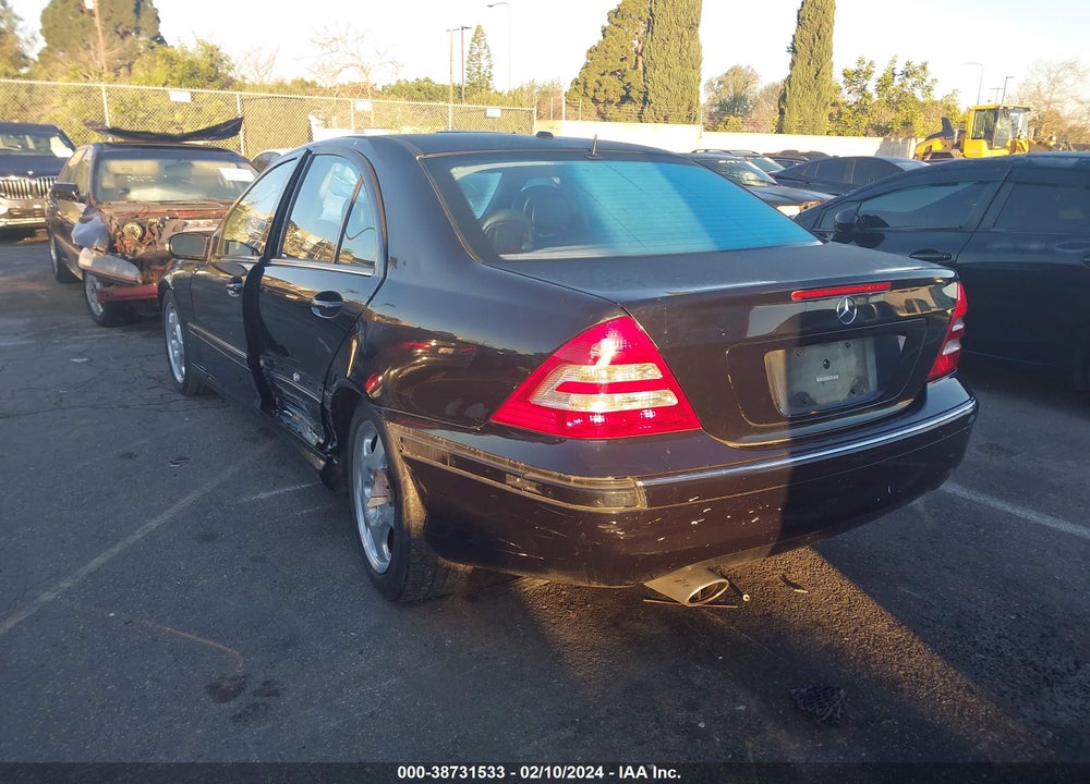 2006 MERCEDES-BENZ C 230 SPORT VIN: WDBRF52H86F806310