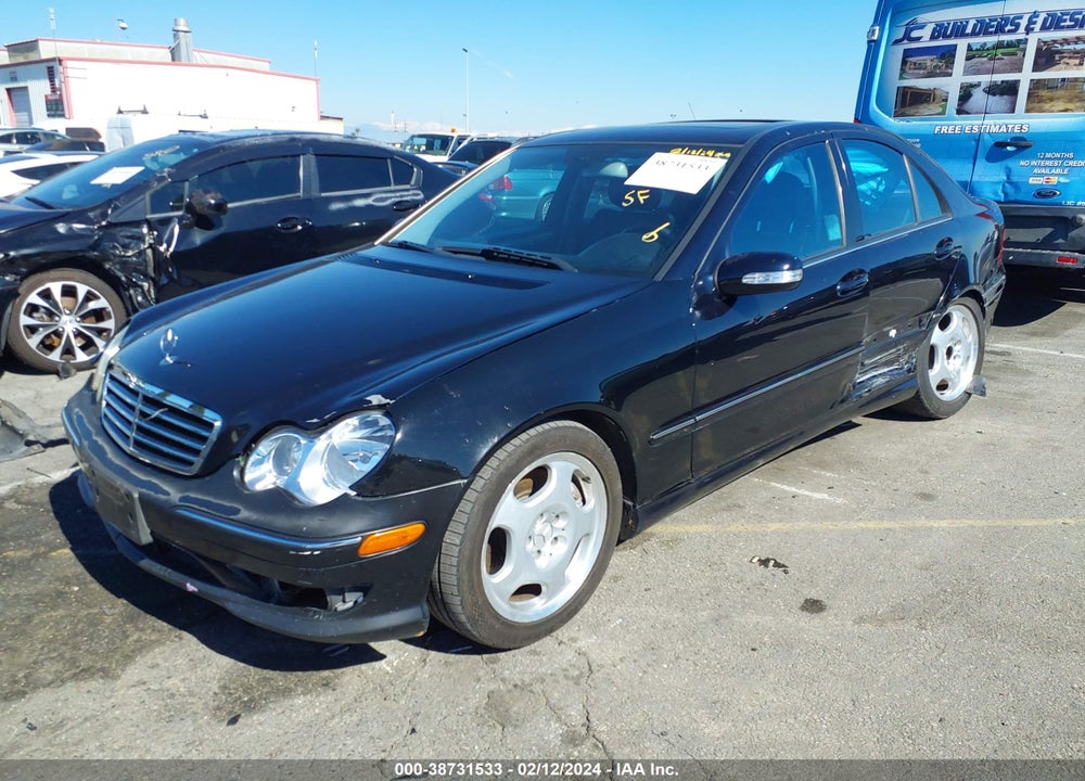 2006 MERCEDES-BENZ C 230 SPORT VIN: WDBRF52H86F806310