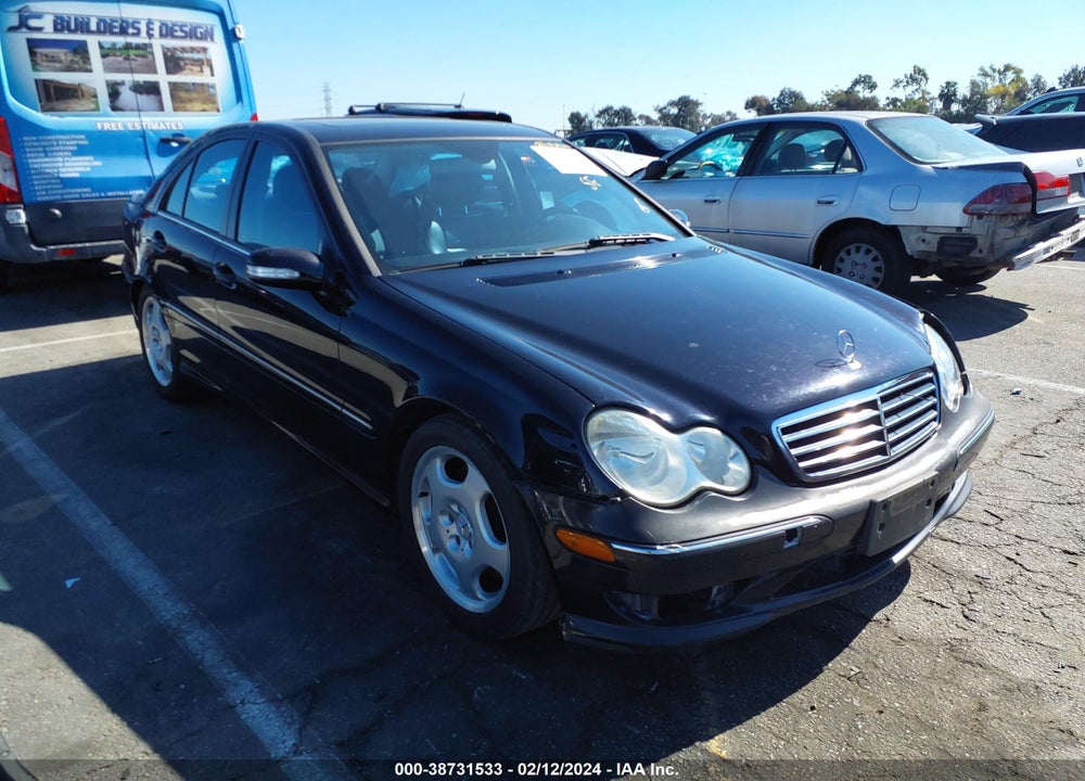 2006 MERCEDES-BENZ C 230 SPORT VIN: WDBRF52H86F806310