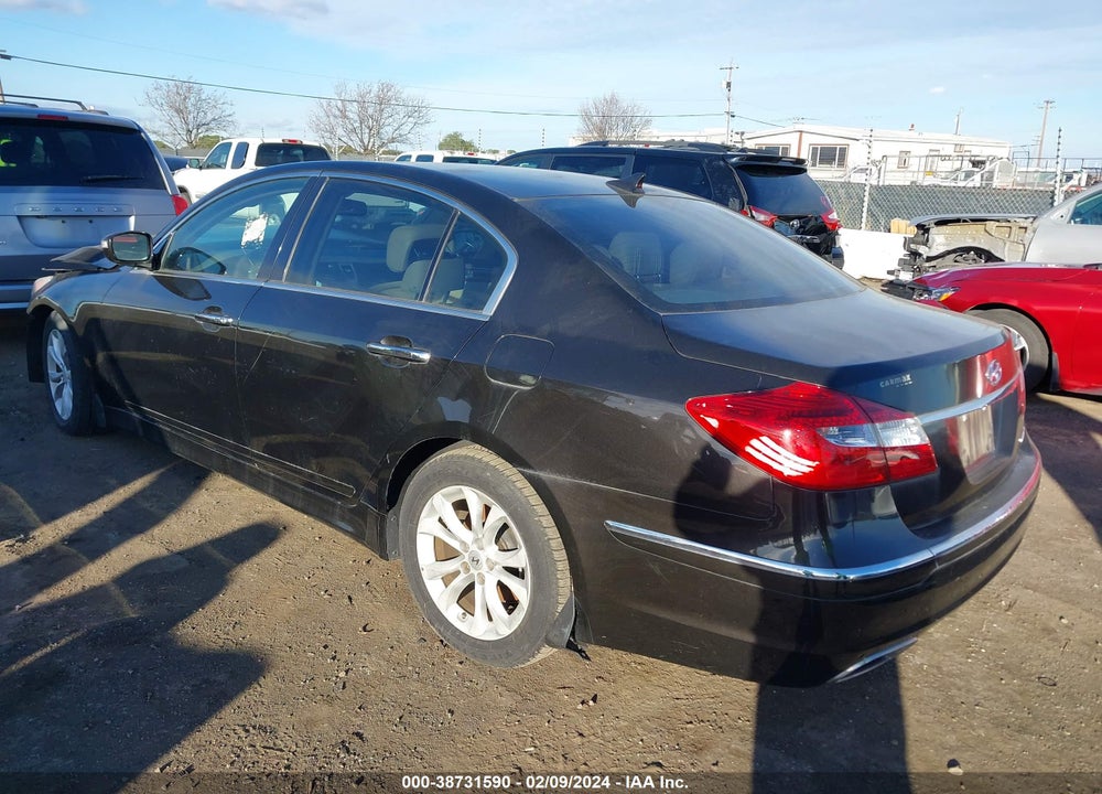 2013 HYUNDAI GENESIS 3.8 VIN: KMHGC4DDXDU247515