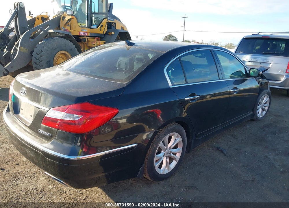 2013 HYUNDAI GENESIS 3.8 VIN: KMHGC4DDXDU247515