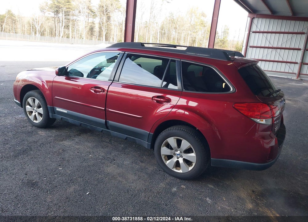 2012 SUBARU OUTBACK 2.5I LIMITED VIN: 4S4BRBKCXC3292370