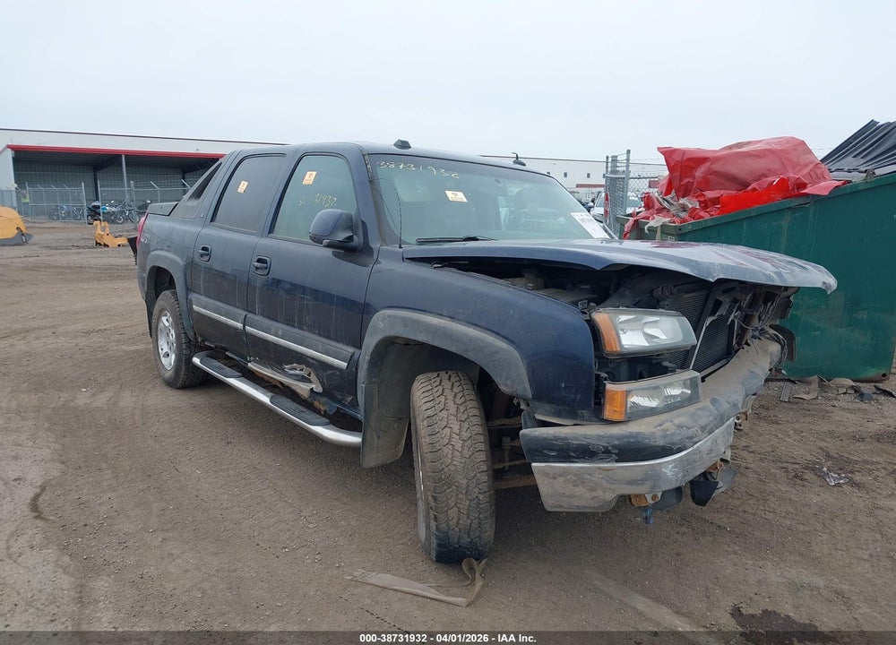 2005 CHEVROLET AVALANCHE 1500 Z71 VIN: 3GNEK12Z85G207411