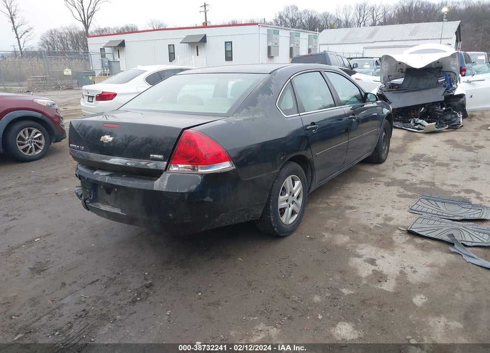2007 CHEVROLET IMPALA LS VIN: 2G1WB58K179403887