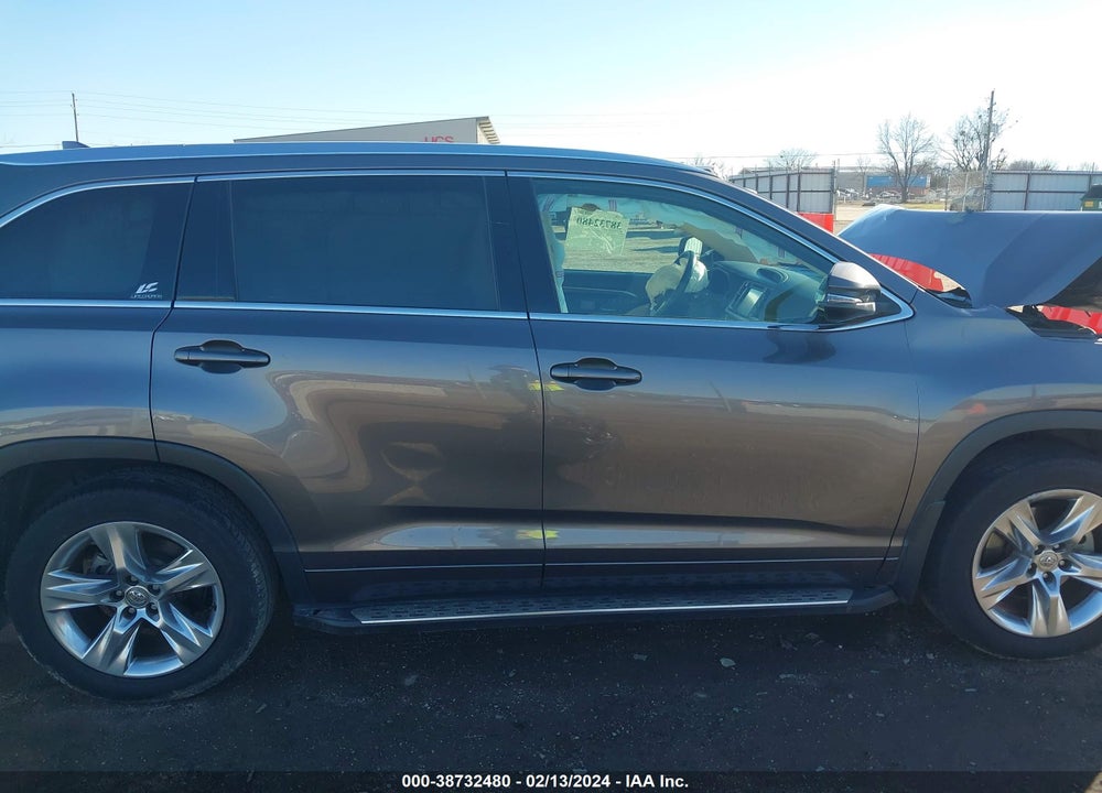 2014 TOYOTA HIGHLANDER LIMITED V6 VIN: 5TDYKRFH4ES013210