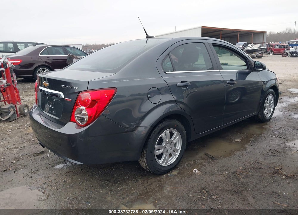 2013 CHEVROLET SONIC LT AUTO VIN: 1G1JC5SB5D4181630