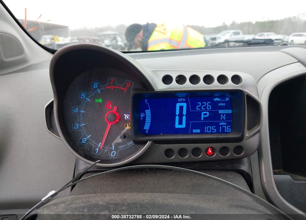 2013 CHEVROLET SONIC LT AUTO VIN: 1G1JC5SB5D4181630