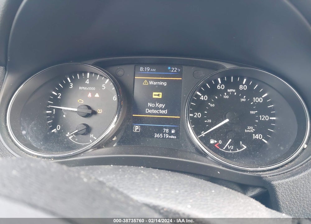 2019 NISSAN ROGUE SL VIN: 5N1AT2MV4KC811438