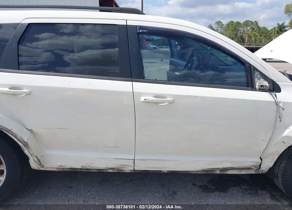 2013 DODGE JOURNEY SXT VIN: 3C4PDCBG2DT571013