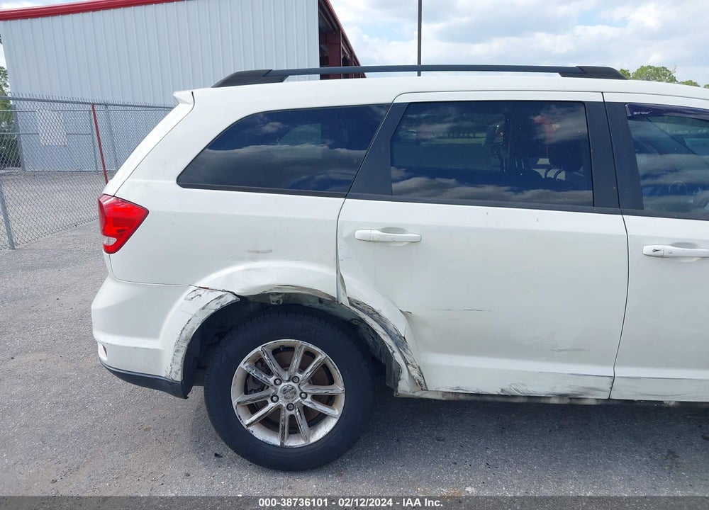2013 DODGE JOURNEY SXT VIN: 3C4PDCBG2DT571013
