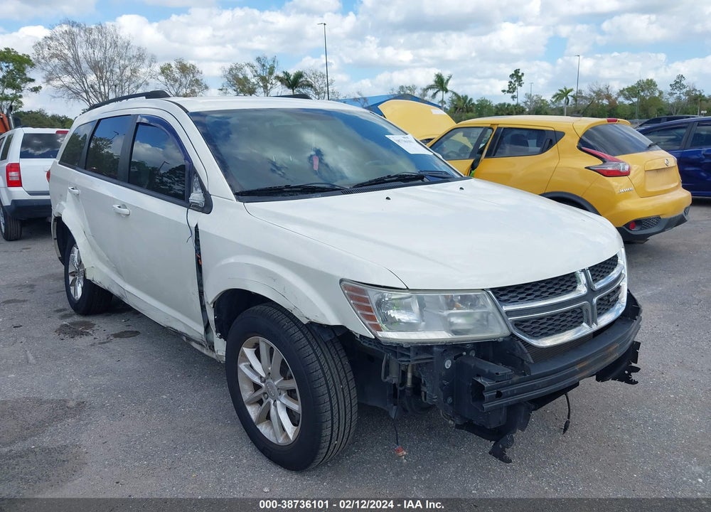 2013 DODGE JOURNEY SXT VIN: 3C4PDCBG2DT571013