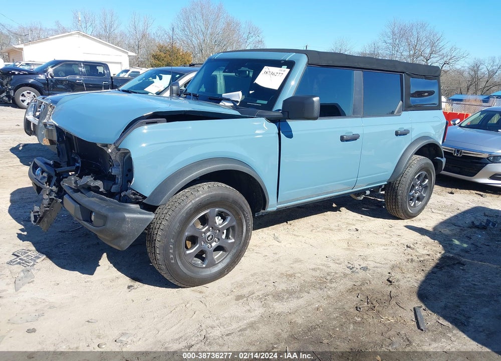 2022 FORD BRONCO BIG BEND VIN: 1FMDE5BH4NLA84537
