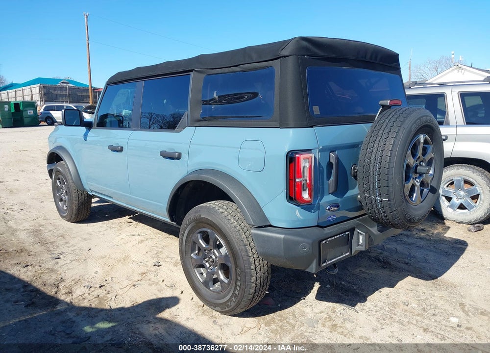 2022 FORD BRONCO BIG BEND VIN: 1FMDE5BH4NLA84537